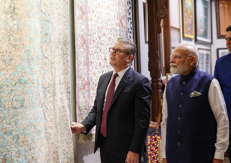 In Images: PM Modi and his UK counterpart Keir Starmer visit exhibition at Global Fintech Fest 2025
