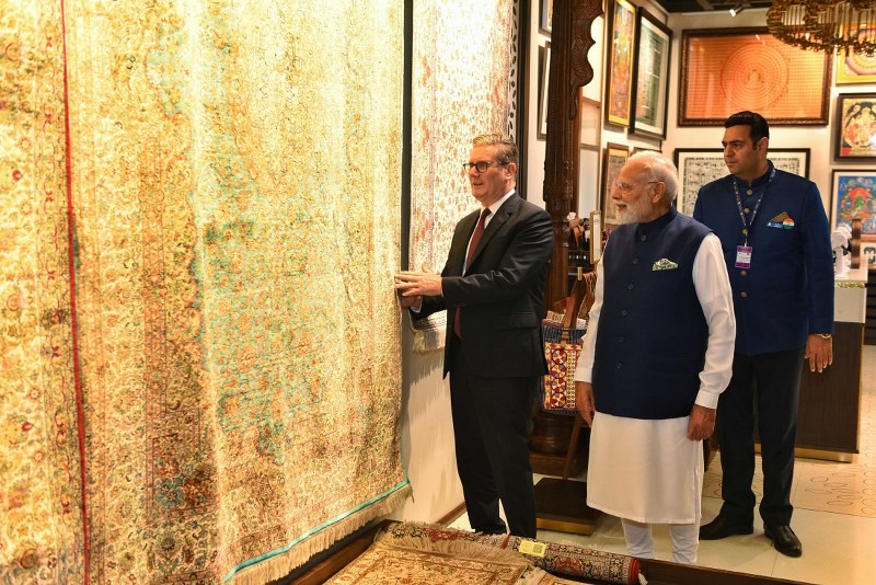 In Images: PM Modi and his UK counterpart Keir Starmer visit exhibition at Global Fintech Fest 2025