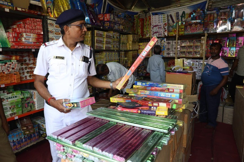 In Images: Firecracker fair in Kolkata draws crowd ahead of Diwali