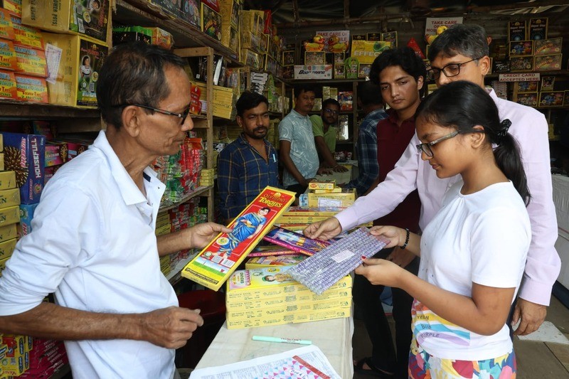 In Images: Firecracker fair in Kolkata draws crowd ahead of Diwali