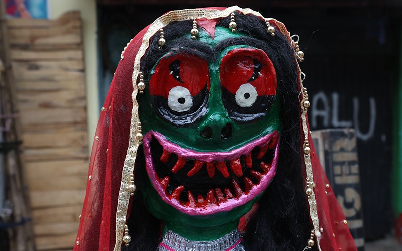 In Images: Artists craft Kali’s fierce attendants, Dakinis and Yoginis, ahead of the festival