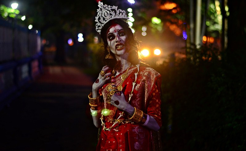 In Images: Kolkata celebrates Halloween with themed costumes