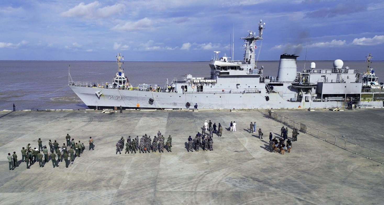 Fostering stronger maritime bilateral ties: Indian Naval Ship INS Savitri arrives in Mozambique