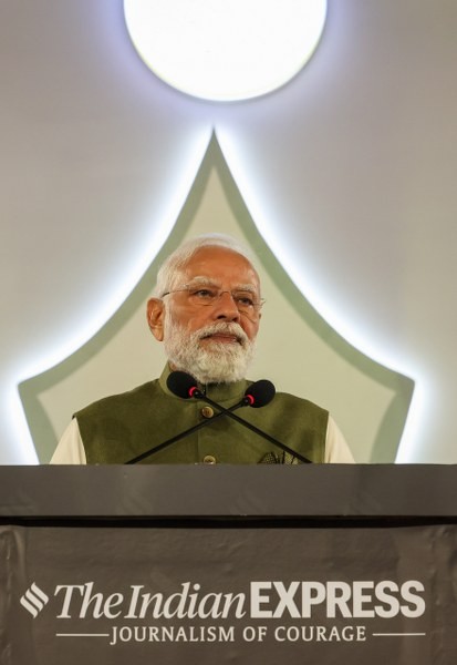 In Images: PM Modi addresses gathering at Ramnath Goenka Lecture