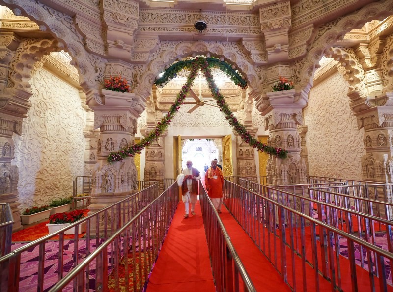 In Images: PM Modi raises saffron flag over Ram Mandir