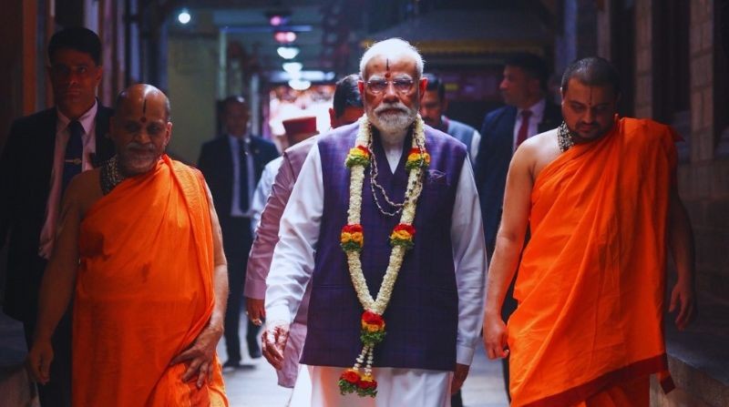 In Images: PM Modi visits Sri Krishna Matha in Karnataka's Udupi