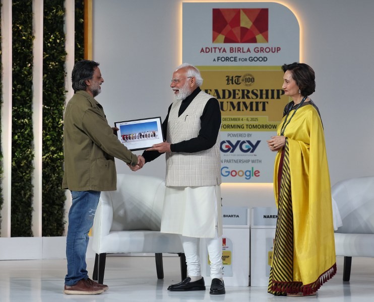 In Images: Modi addresses Hindustan Times Leadership Summit