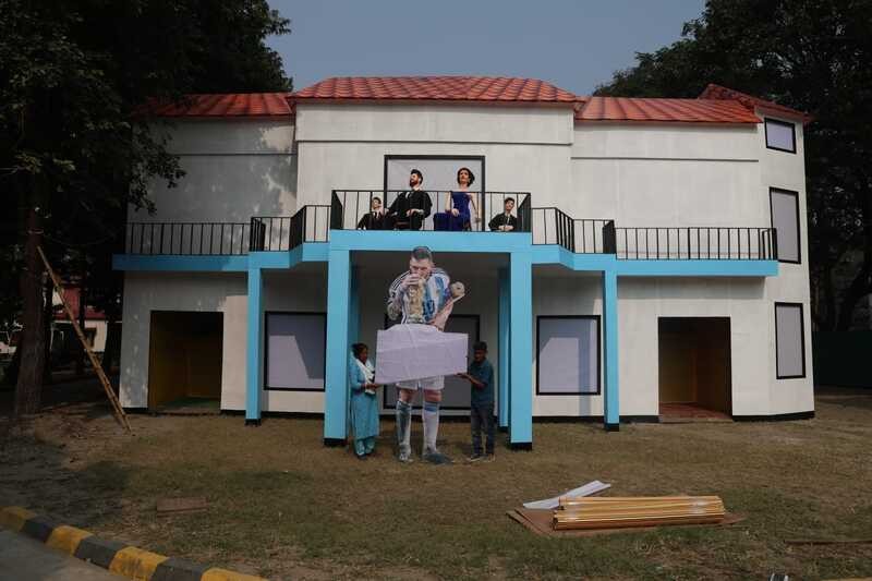 In Images: Kolkata prepares for Messi’s arrival