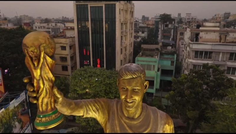 In Images: Messi fever grips Kolkata! World’s largest statue of the Argentine legend to be unveiled — you won’t believe its size!