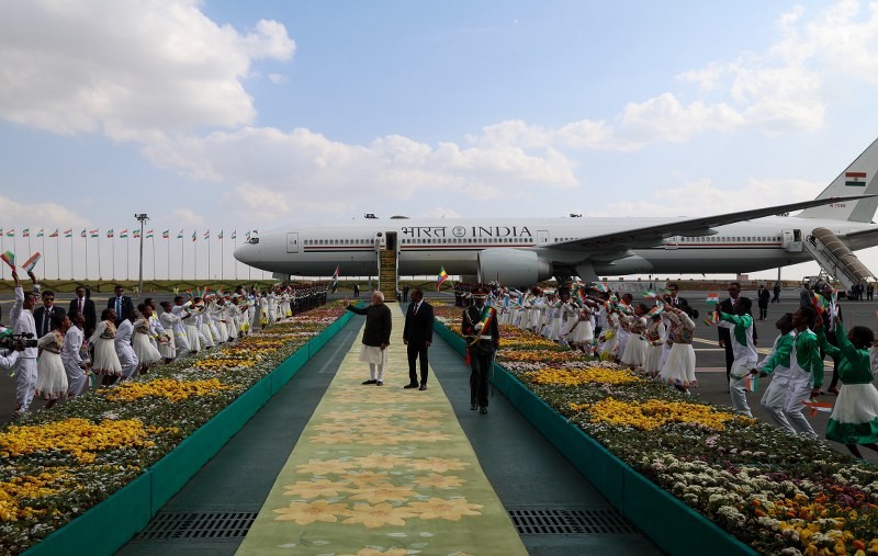 In images: PM Modi arrives in Ethiopia