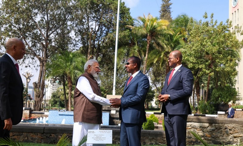 In Images: PM Modi arrives in Ethiopian Parliament