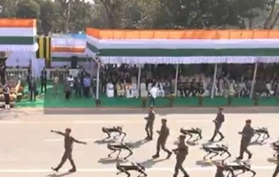 Kolkata: MULE Robotic Dog 'Sanjay' stuns Republic Day parade