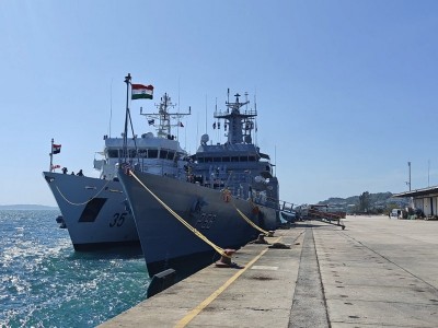 Indian Navy's first training squadron reaches Phuket Deep Sea Port