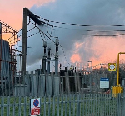 London fire that caused massive power outages, forced Heathrow to close, brought under control