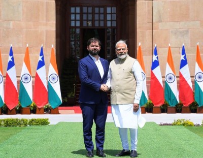 Chilean President Boric visits India, discusses ways to expand bilateral ties with Modi