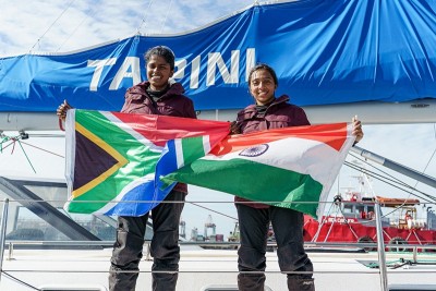 INSV Tarini arrives in Cape Town after completing fourth leg of Navika Sagar Parikrama II