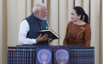 Thailand govt releases iStamp depicting Ramakien mural paintings to mark PM Modi's Bangkok visit