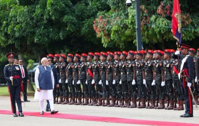 PM Modi receives ceremonial welcome in Sri Lanka, several major deals expected