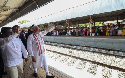 PM in Sri Lanka: Narendra Modi inaugurates India-backed Railway projects