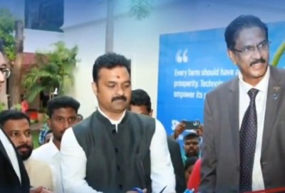 Indian Minister inaugurates Garuda Aerospace's Agri-Drone Indigenization Facility , 300 Centres of Excellence in Chennai