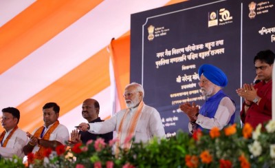PM Modi lays foundation stone for ₹1,950 cr City Gas project in West Bengal’s Bankura and Purulia