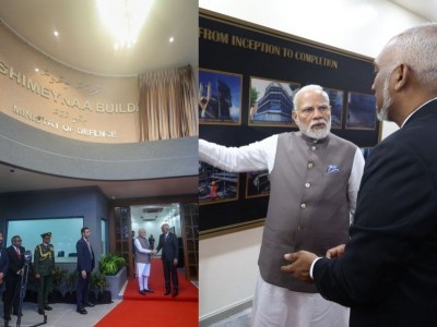 PM Modi, President Muizzu inaugurate Maldives Defence Ministry building