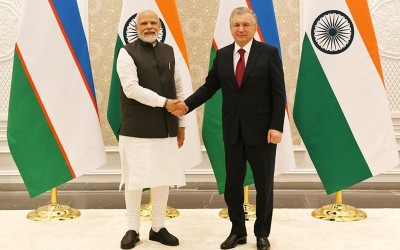 Uzbekistan President Shavkat Mirziyoyev, Narendra Modi discuss bilateral cooperation