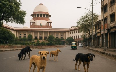 Amid row, a 3-judge bench of Supreme Court will hear stray dogs case tomorrow