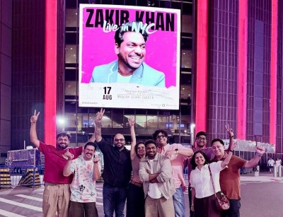 Comedian Zakir Khan scripts history by performing in Hindi at Madison Square Garden