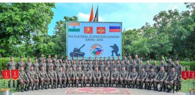 Indian Armed Forces contingent departs for Russia to participate in Zapad military exercise