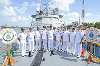 Kenya Navy Commander Major General Paul Owuor Otieno visits Southern Naval Command in Kochi