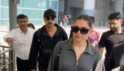 Viral video: Ex-couple Deepika Padukone and Ranbir Kapoor reunite at airport, share a warm hug