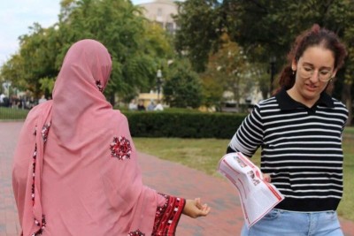 US: BNM conducts an awareness event outside White House on human rights abuse in Zehri