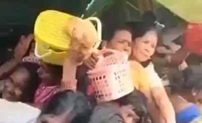 Tragedy strikes on auspicious day: Women with puja baskets scream, attempt to leap over rails at Andhra temple in deadly stampede moment
