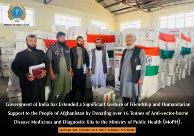 Humanitarian boost: India sends 16-tonne medical lifeline to Afghanistan