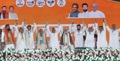 NDA surges ahead of Tejashwi-led MGB in Bihar polls as vote counting on