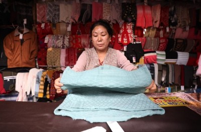 In Images: Kolkata gears up for winter as street markets bustle with warm wear