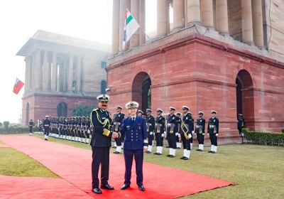 Royal Moroccan Navy Inspector Mohamed Tahin, visiting India, aims to strengthen maritime cooperation 