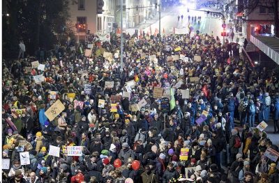Germany: Mass protests, blockades stall far-right AfD Youth Group founding in Giessen