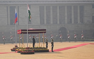 Vladimir Putin receives grand ceremonial welcome at Rashtrapati Bhavan — see the highlights!
