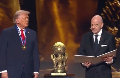 FIFA  awards Donald Trump a new 'Peace Prize' at 2026 World Cup Draw, stuns critics