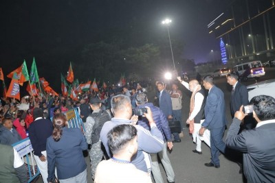 In images: Amit Shah arrives in Kolkata for 3-day visit ahead of West Bengal assembly polls