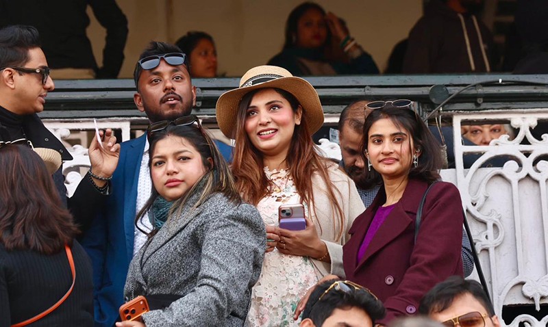 The Kolkata Derby horse races held at the Royal Calcutta Turf Club (RCTC) in Kolkata 1st January 2026