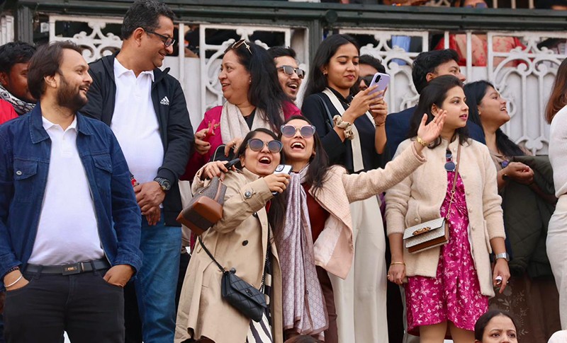 The Kolkata Derby horse races held at the Royal Calcutta Turf Club (RCTC) in Kolkata 1st January 2026