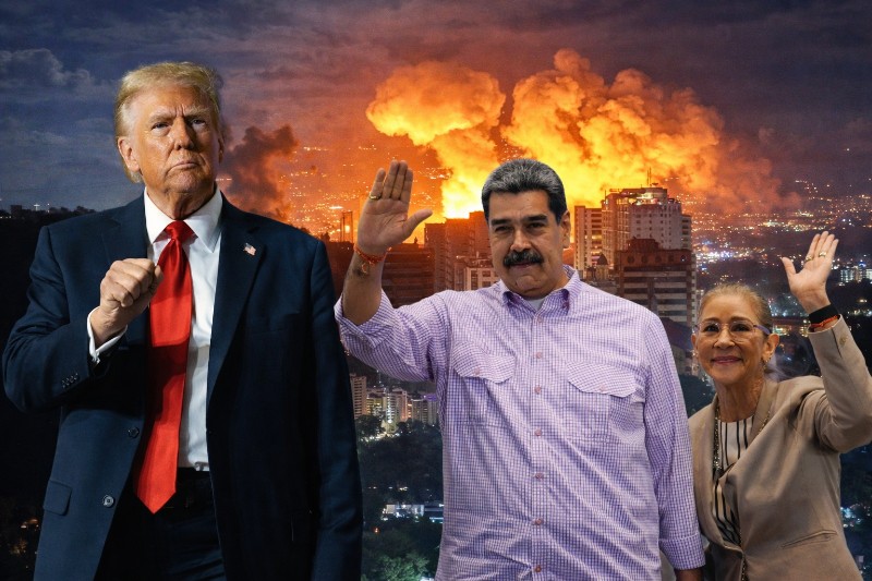 Trump claims US airstrikes captured Venezuela’s President Maduro and his wife, triggering chaos and international alarm.