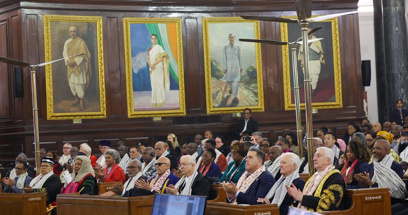 In Images: PM Modi attends 28th Commonwealth speakers’ conference in Delhi