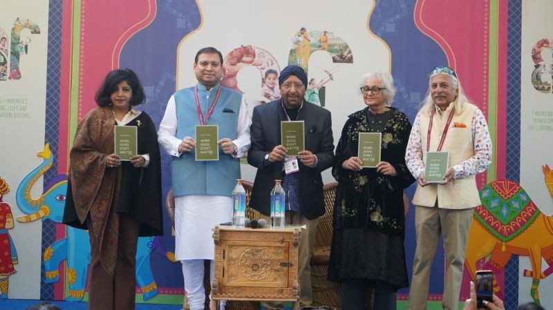 Culturist Sundeep Bhutoria unveils anthology When Gods Don't Matter at Jaipur LitFest 2026