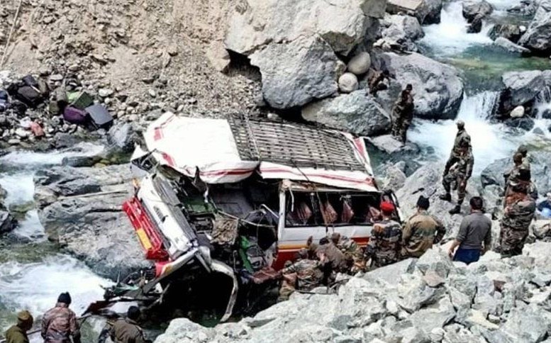 10 army personnel killed after vehicle falls into gorge in J&amp;K’s Doda