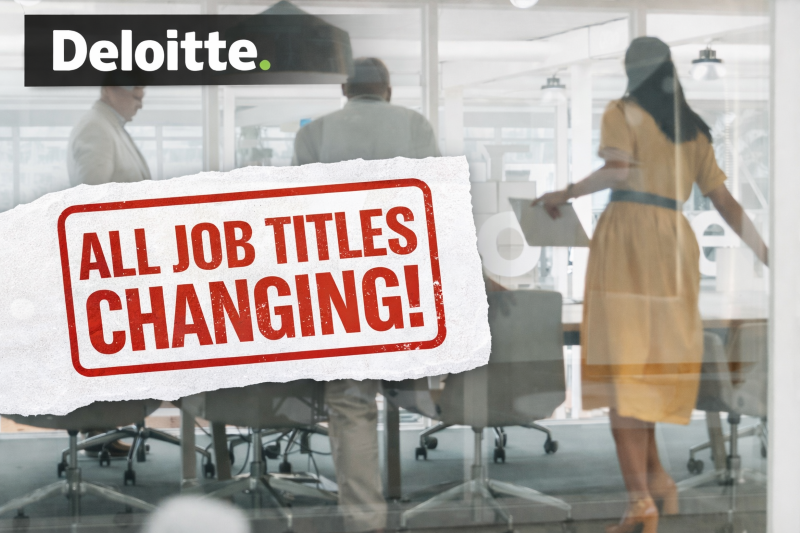 Deloitte set to rename jobs of 1.8 lakh employees as AI forces big consulting reset