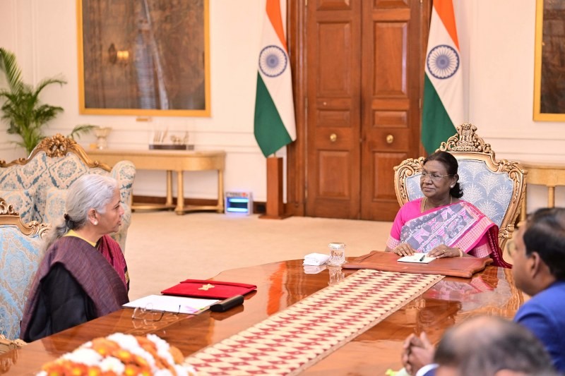 In images: Finance Minister Nirmala Sitharaman presents Union Budget 2026